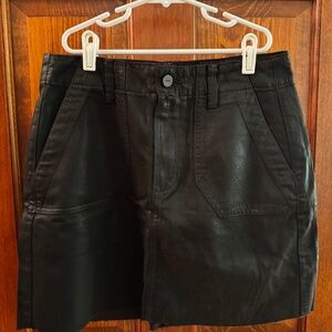Brand new Paige faux leather skirt